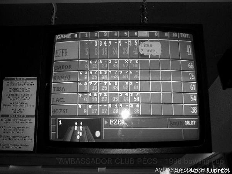1998 Ambassador Club Pécs - bowlingverseny